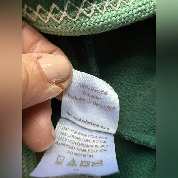 Hanna Andersson Baby Ponderosa Green Microfleece Hooded Jacket, MSRP $69, 2T - Picture 8 of 12